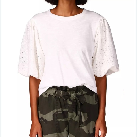 Sanctuary White Boxy Short Sleeve Tee - Picture 1 of 10